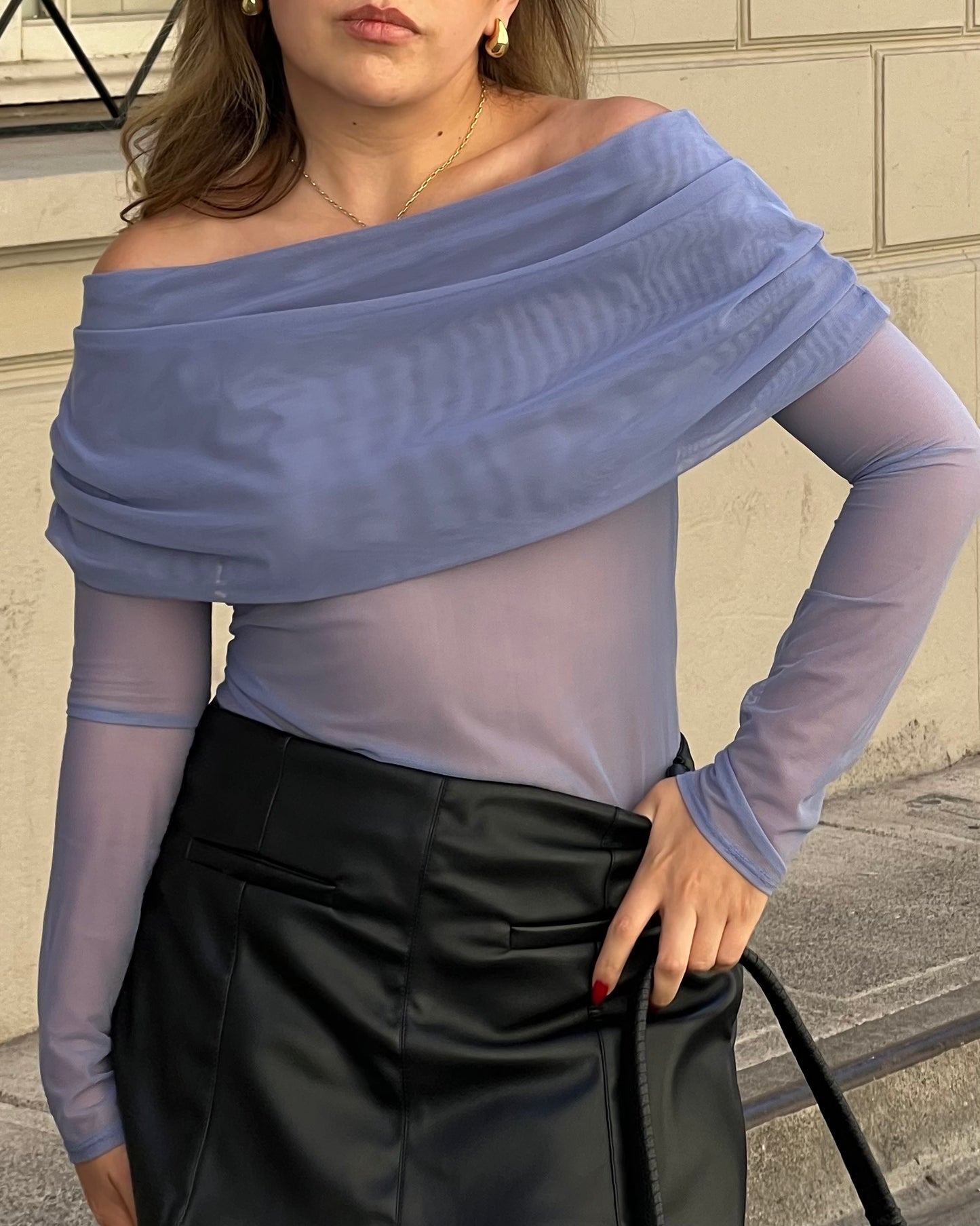 Mesh light blue