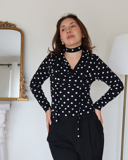 Gloria Black dots